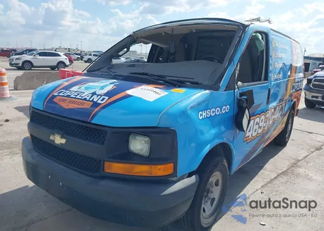 2016 Chevrolet Express 2500 Work Van из США, поврежденный, VIN 1GCWGAFF6G1319690